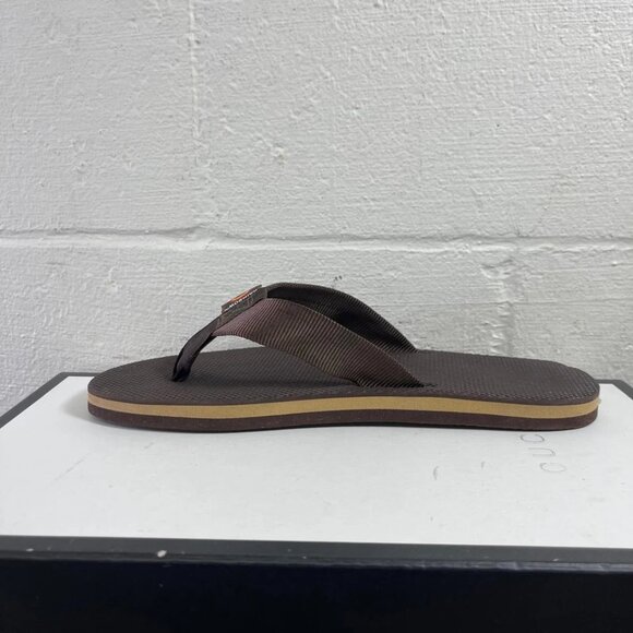 Rainbow Brown Sandals Thong Flip Flop Slip On Men's Size 9 - Picture 5 of 7